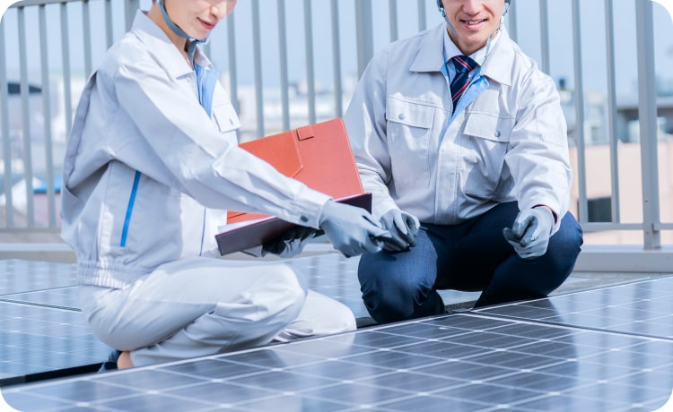 産業用太陽光発電の豊富な施工実績があるか